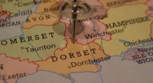 Map Dorset Walking Holidays