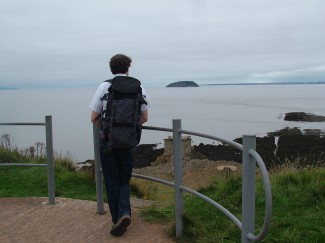 David on north Somerset coast