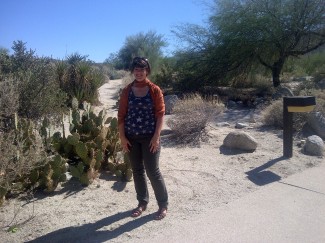 Alison in the Anza Borrego desert