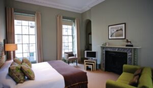 Luxury bedrooms on Foot Trails small group guided walking tours.