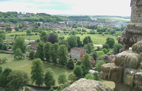 View from Salisbury Cathedral