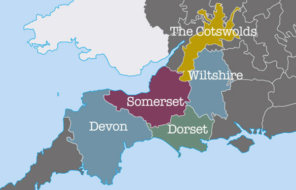 Map Of Dorset Villages New Trail In Dorset | Foot Trails