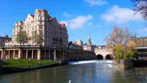 View of Bath from the river