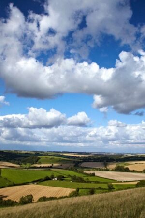 Beautiful landscapes in South West England