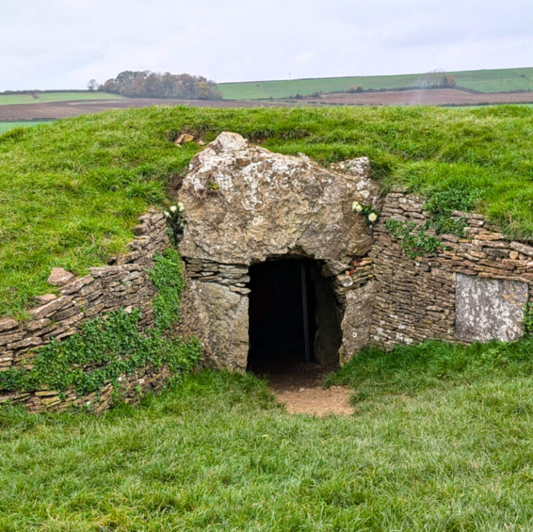 Front entrance of Stoney LIttleton Long Barrow