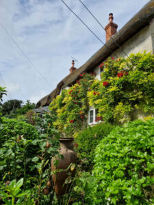 Cottage from Tisbury walk in summer