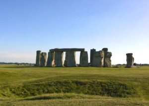 Stonehenge on a sunny day