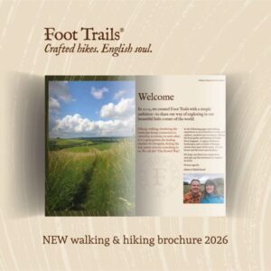 Image showing the 'Welcome' page from the 2026 Foot Trails brochure