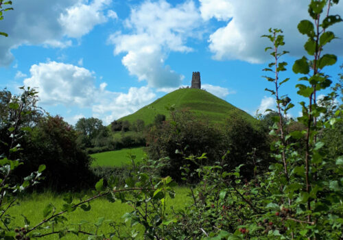 Glastonbury Tor, hiking and walking with Foot Trails, England